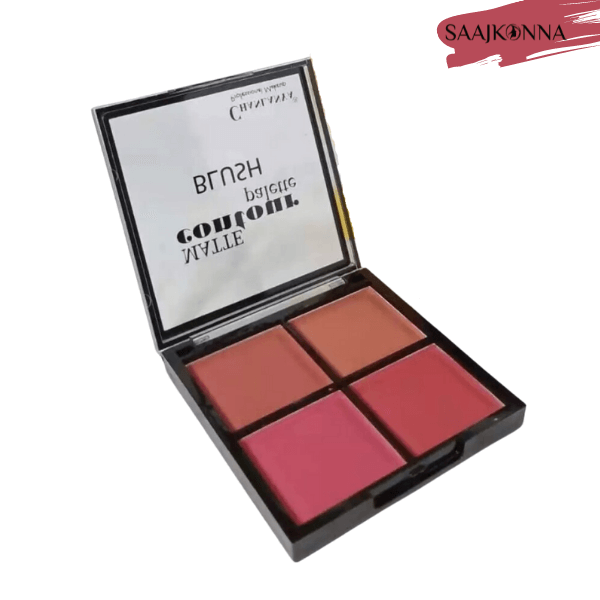 Chanlanya 4in1 Color Blush Palette – Matte Contour Shade 1,2,3,4 Available | International