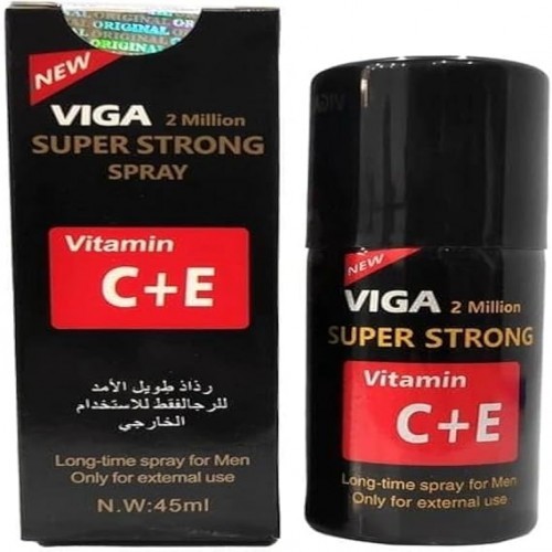 New Viga Spray 2 Million Super Strong Delay Spray with Vitamin C & E