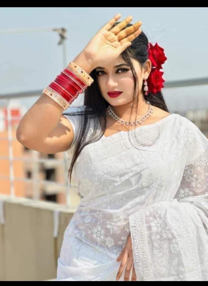 White  Half Silk Skin Print Saree For Women's