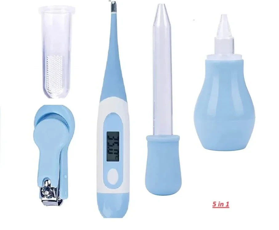 Baby Health Care Kit, Newborn Baby Care Accessories 5pcs Set