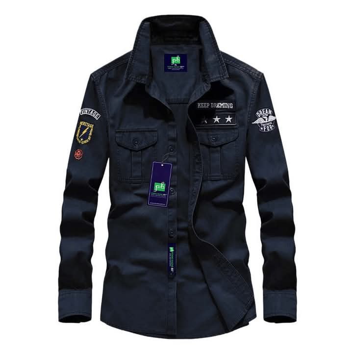 American Military Embroidery Shirt (1)