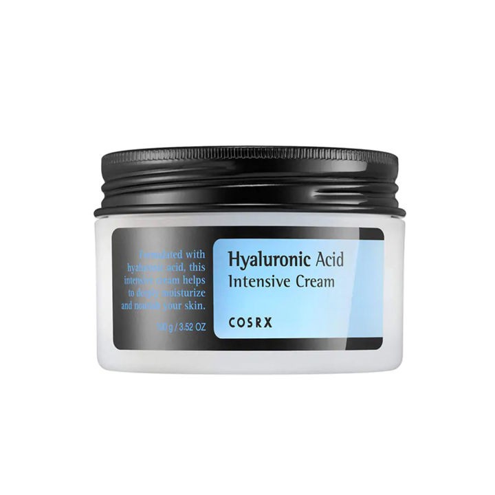 COSRX Hyaluronic Acid Intensive Cream 100gm Moisturizing Cream, Long-lasting Hydration, Rich Moisturizer for Sensitive Skin | Korea