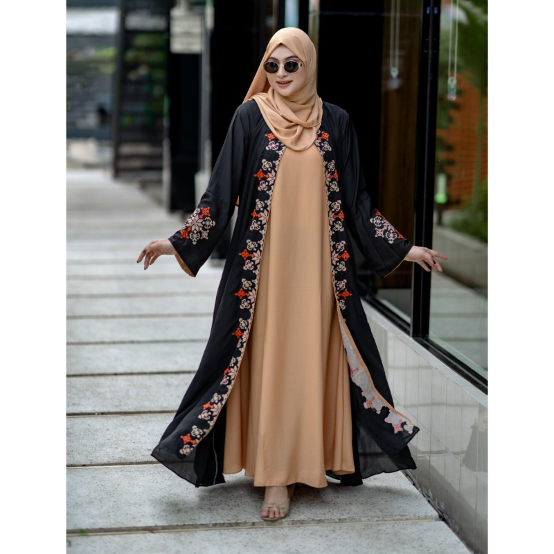 Dubai Cherry Borka (Only Borka) -(4)