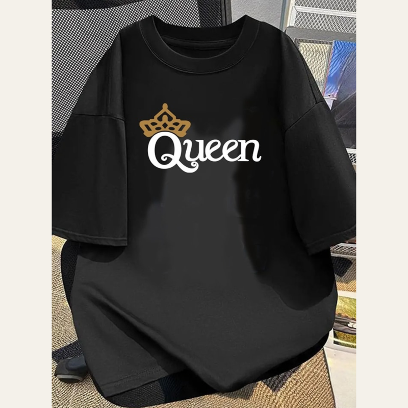 Lovely Drop shoulder T shirt for Women (13)