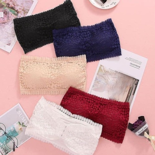 Strapless Bra Maroon