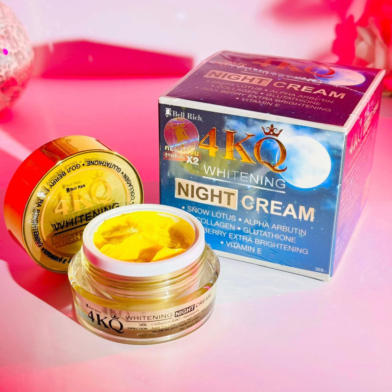 4KQ Whitening Night Cream - Flipmart