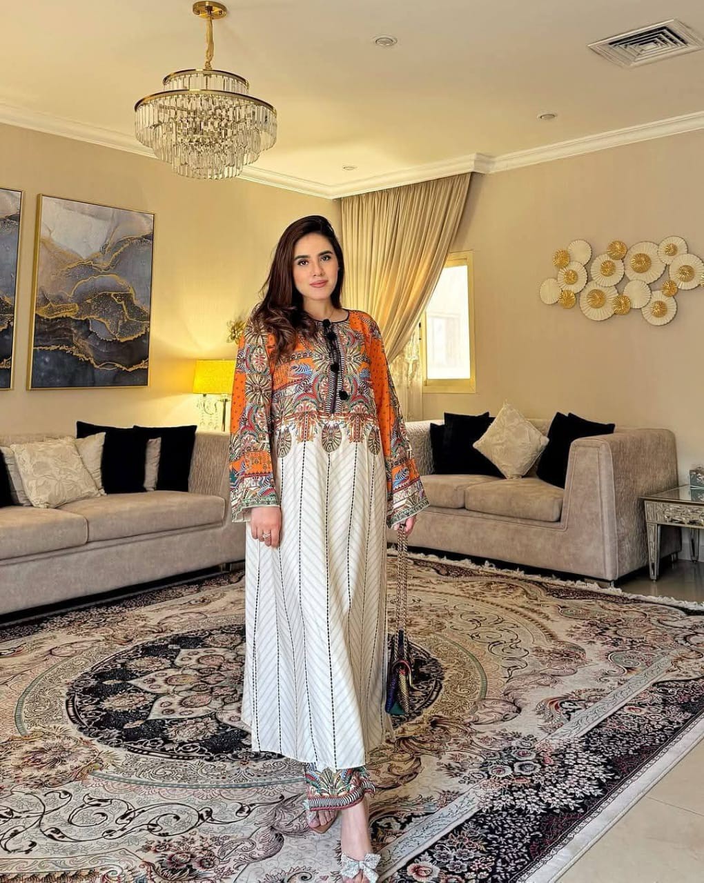 Chic and Sleek Majolica Print Coord Set