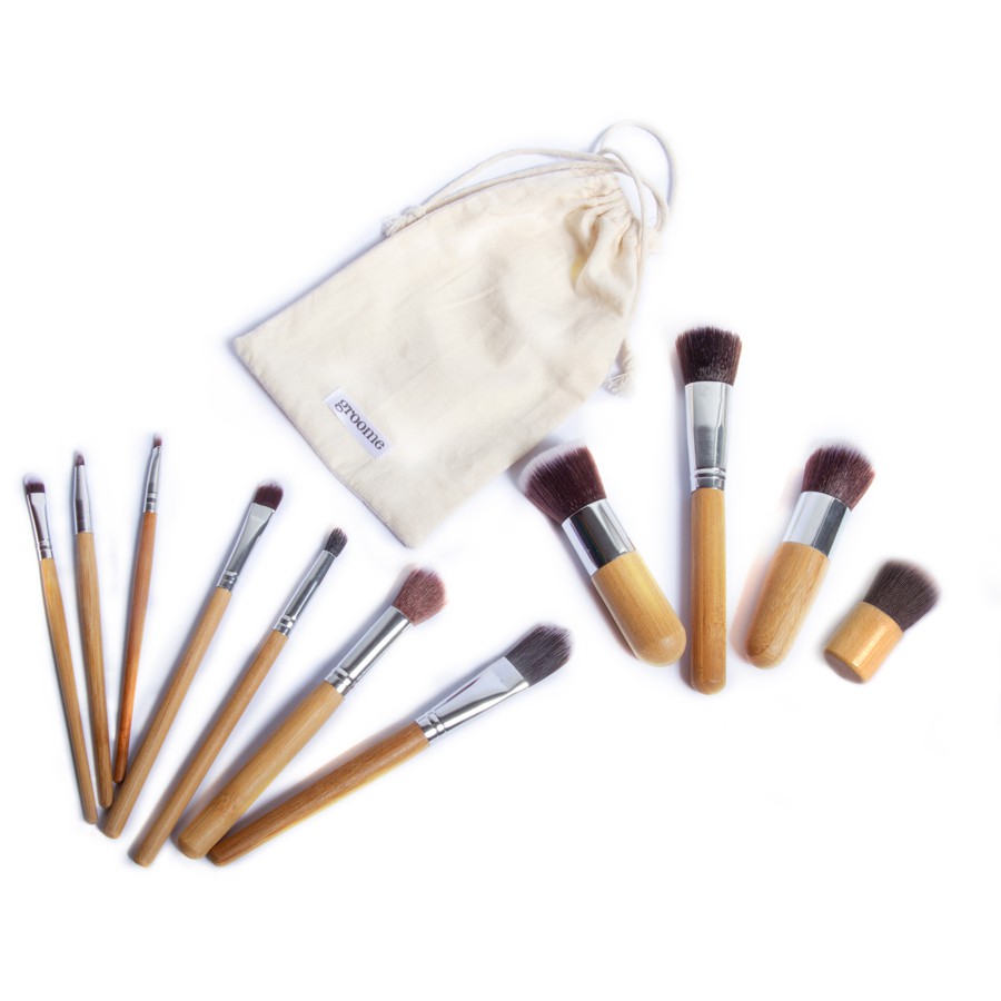 Bamboo Make Up Brush set | 11pcs