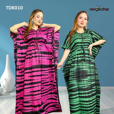 Tie Dye Batik Kaftan Maxi Combo Pack For Women