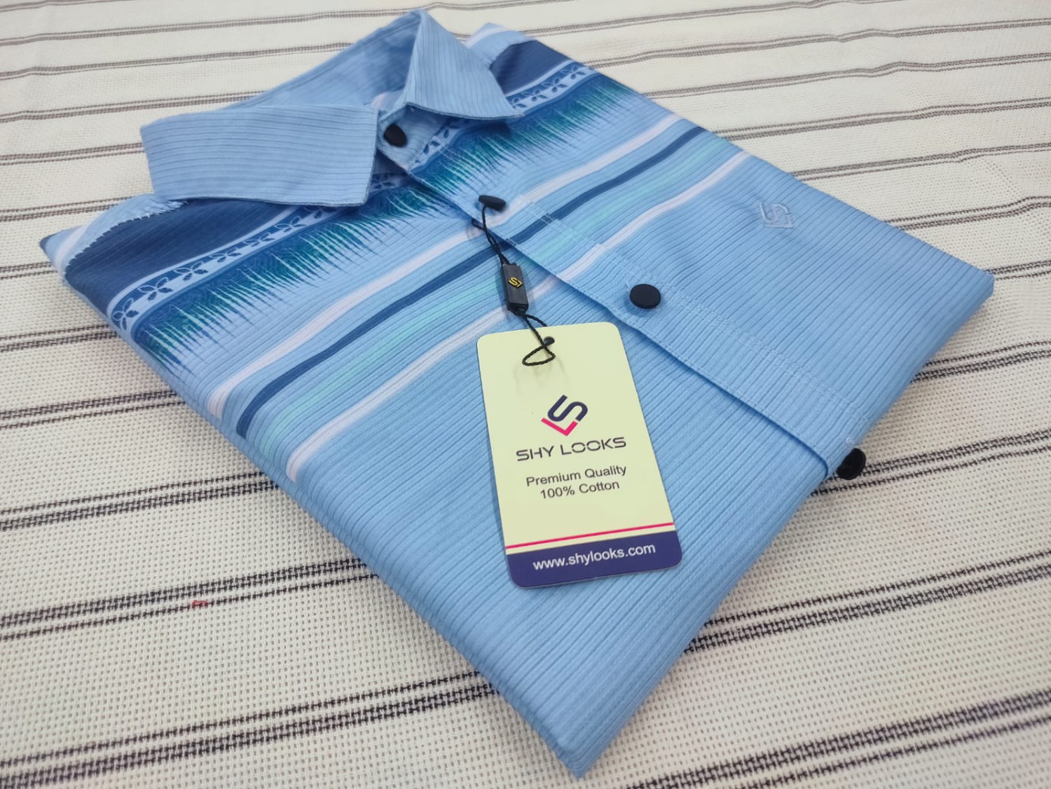 Luxury Spandex Print Shirt (1)