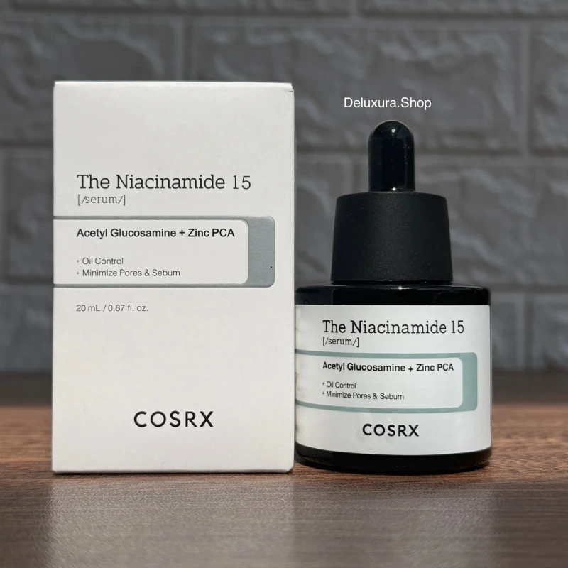 COSRX Niacinamide 15% Face Serum 20ml Minimizing Pores & Sebums, Blemish Treatments for Discoloration, Dark Spots, Enlarged Pores, Anti-aging