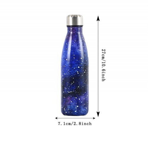 500ML Starry Sky Plating Stainless Steel Insulated Water Bottle
