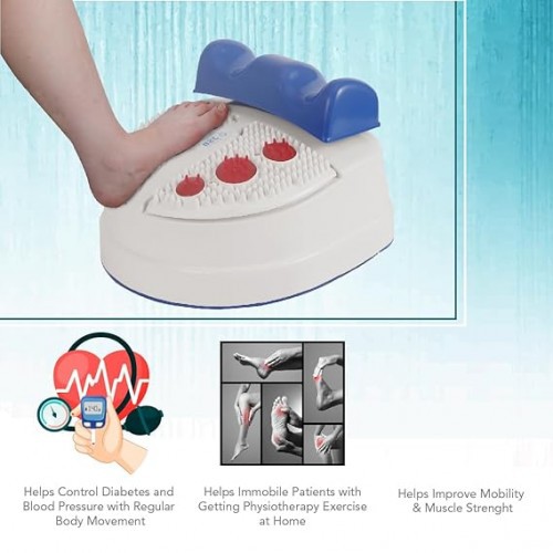 Leg Swing Exercise Machine with Infrared Heating and Vibration for Weight Loss & Blood Circulation Improvement