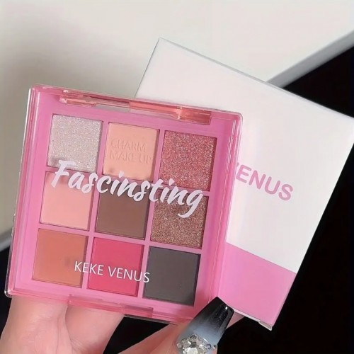 KEKE VENUS Fascinating 9 Color Eyeshadow Palette (Shade-01)