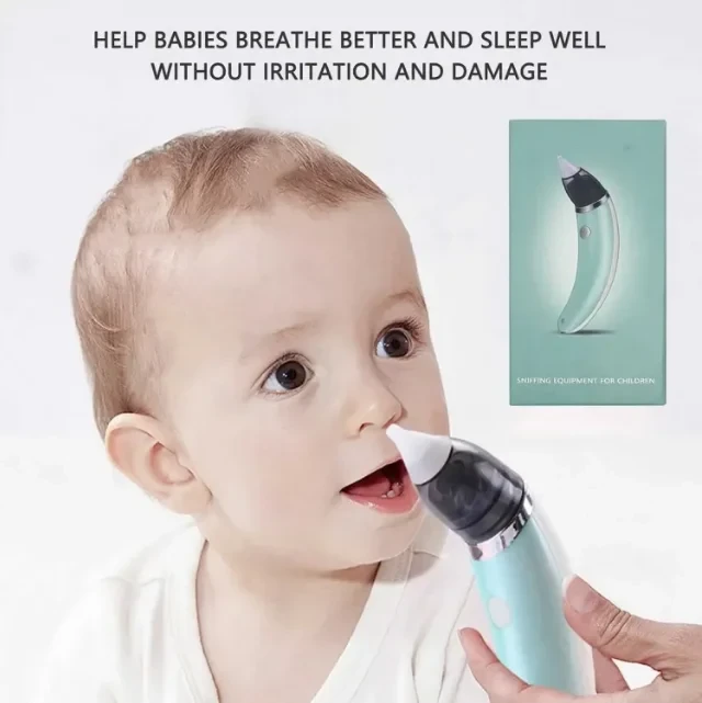 Baby Nasal Aspirator Electric Nose Cleaner Sniffing Equipment for Children Clear stuffy noses Quickly & Gently