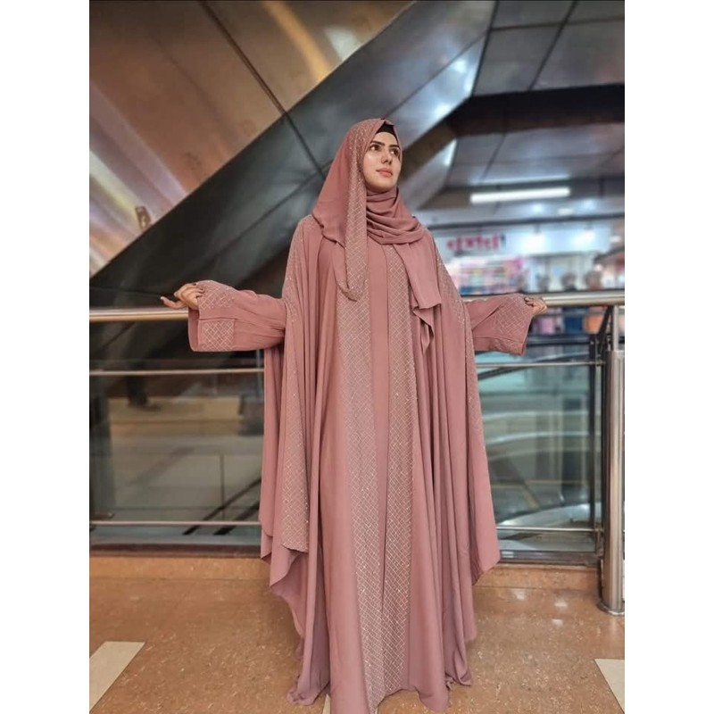 Abhaya Set with Hijab -(19)