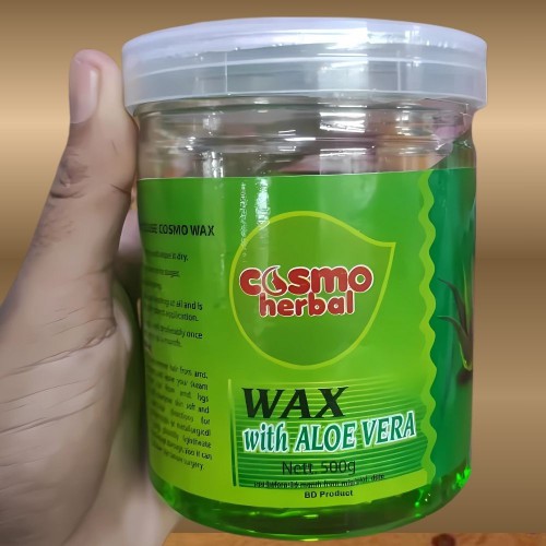 Cosmo Herbal wax 500 gm - Aloe Vera Hair Removal cream best price in bd