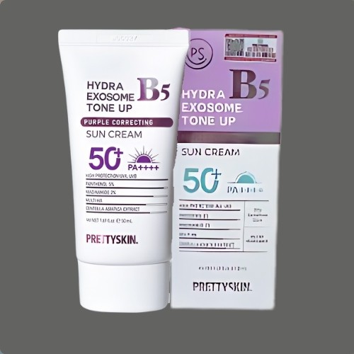 Pretty skin - Hydra B5 Exosome Tone Up Purple Correcting Sun skin Cream