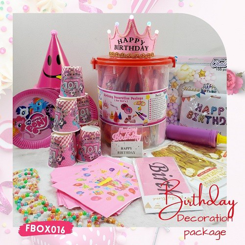 Birthday Decoration Package For Girl's