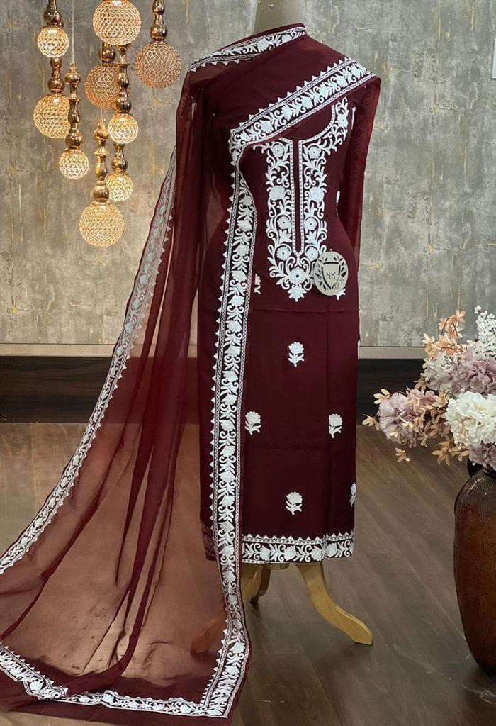 Indian Weightless Georgette Four Piece