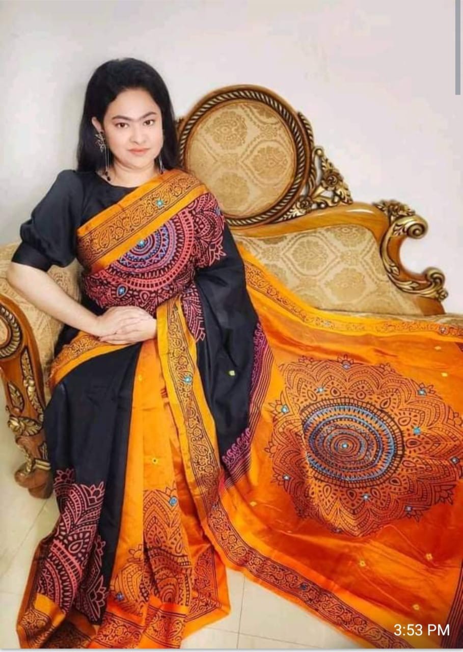 Best Dhupian silk saree New Collection