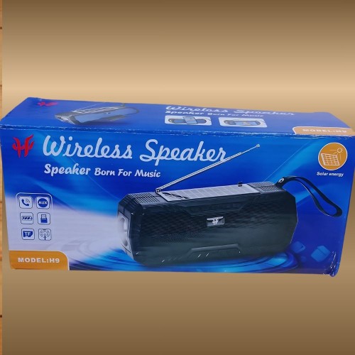 Wireless Solar energy speaker H9 best price in bd