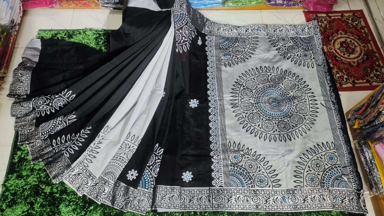 Embroidered Dupion Silk Saree